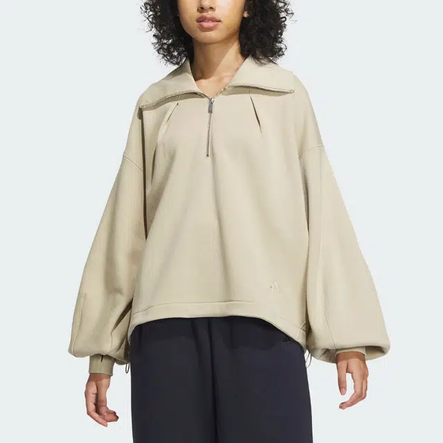 adidas All SZN Fleece Half-Zip Top