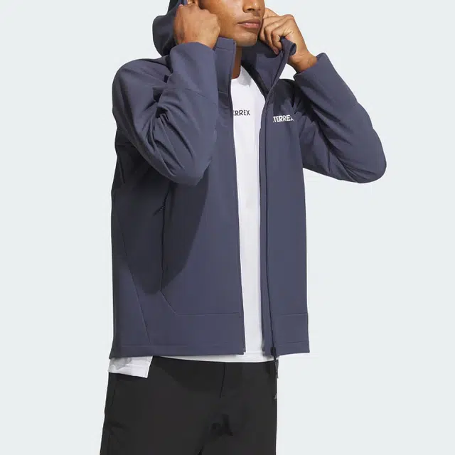 adidas Wind.Rdy Softshell Hooded Jacket Logo