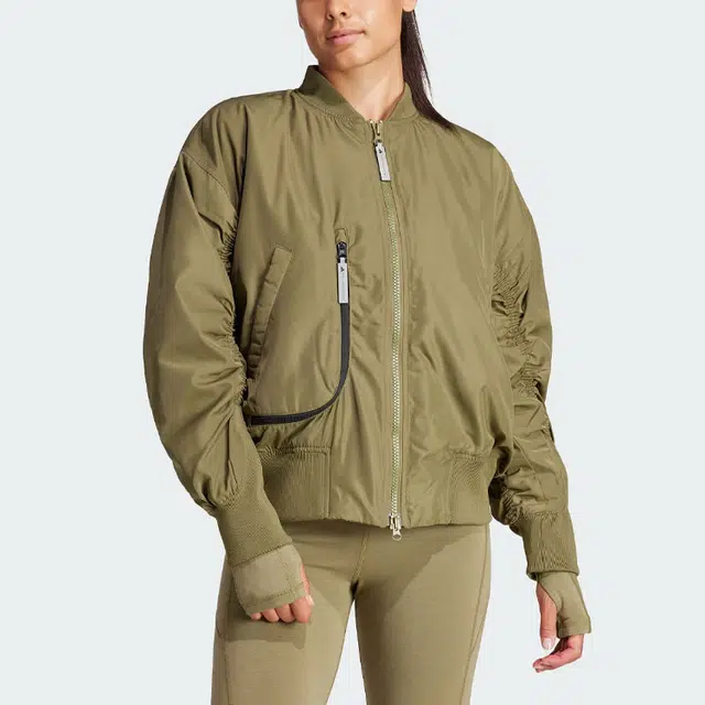 adidas x Stella McCartney Sportswear Woven Bomber Jacket Logo