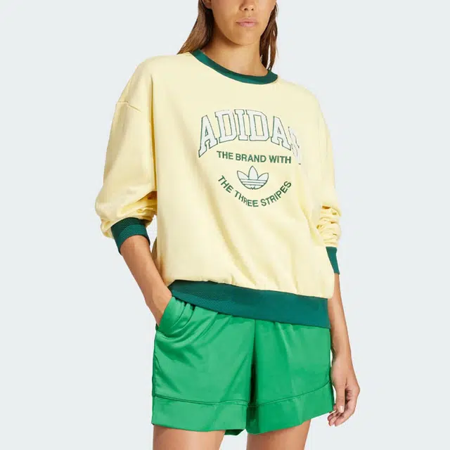 adidas originals Vrct Graphic Sweatshirt Logo