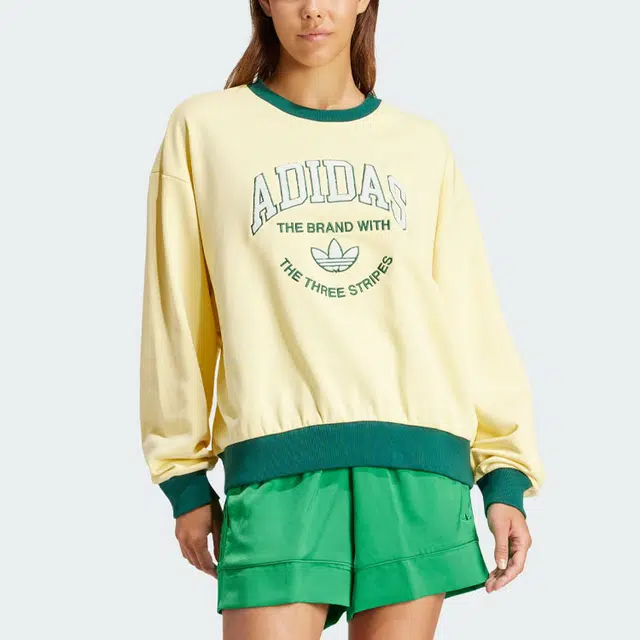 adidas originals Vrct Graphic Sweatshirt Logo