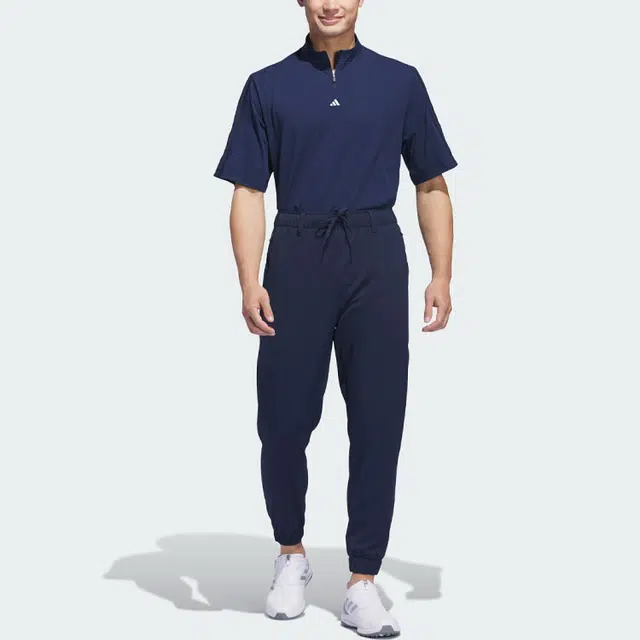 adidas Ultimate365 Twistknit Piqu Mock Polo Shirt LogoPolo
