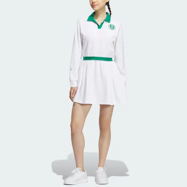 adidas Verbiage Long Sleeve Dress Polo