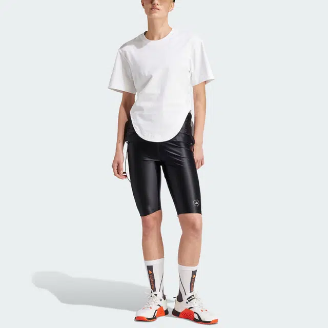 adidas x Stella McCartney Sportswear Curved Hem T-Shirt T