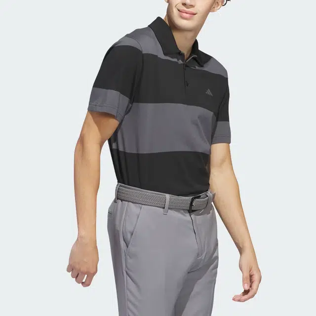 adidas Colorblock Rugby Stripe Polo Shirt Polo