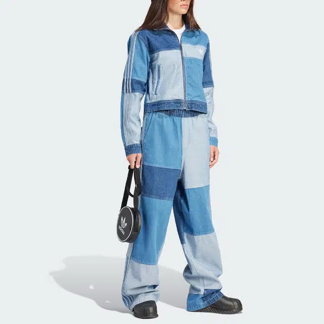 adidas Originals Kseniaschnaider Denim Patchwork Track Top