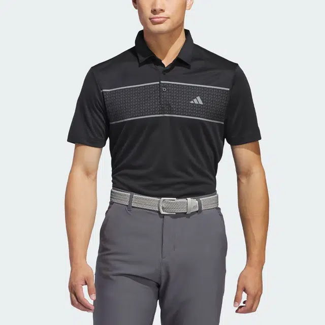 adidas Chest Stripe Polo Shirt LogoPolo