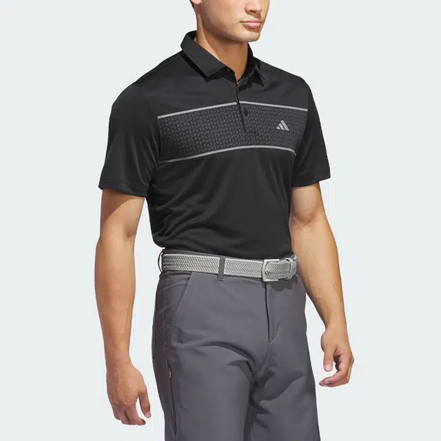 adidas Chest Stripe Polo Shirt LogoPolo