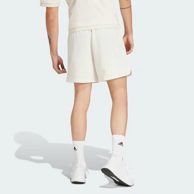 adidas Embroidery Woven Shorts White