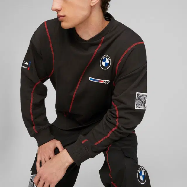 PUMA x BMW MMS GARAGE CREW CREW NECK Logo
