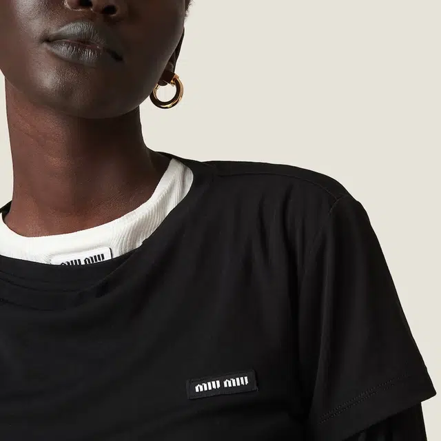 MIU MIU Logo SS24 T