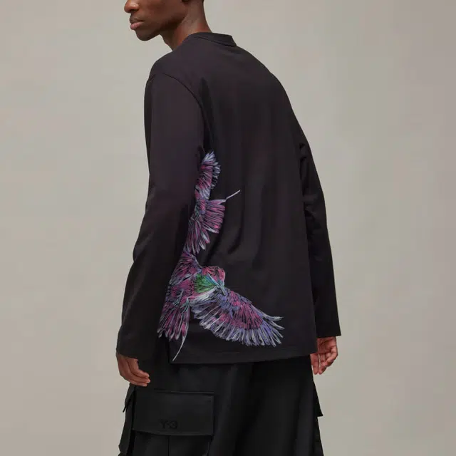 Y-3 Graphic Long Sleeve Long-Sleeve Top T