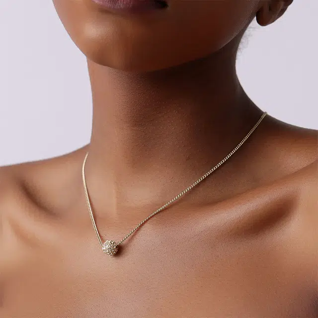 Givenchy Mini Fireball Necklace Gold