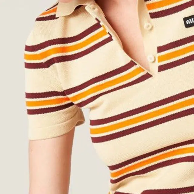 Miu Miu SS24 Polo Beige