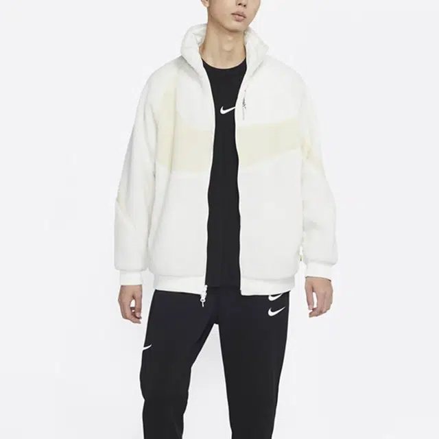 Nike Fleece Jacket White