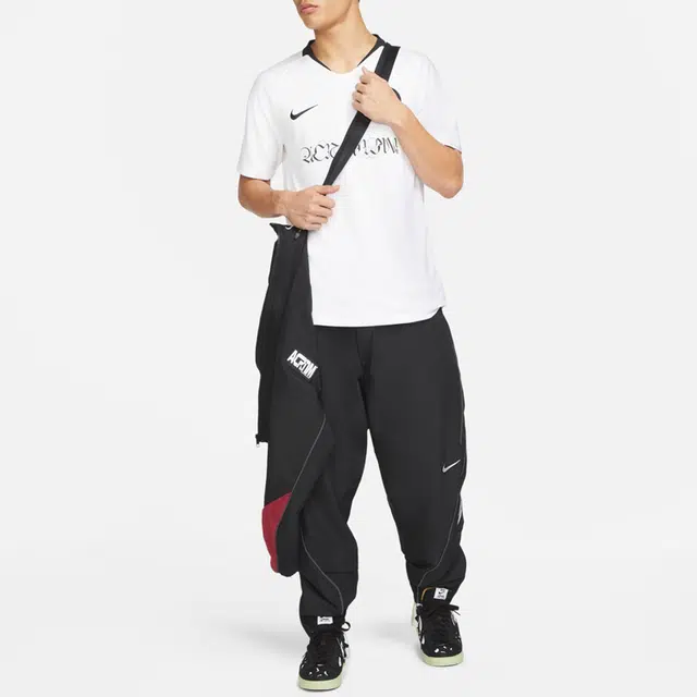 Nike x ACRONYM Logo Print Track Pants Black