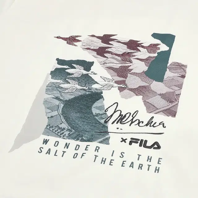 FILA x M.C.ESCHER SS25 HERITAGE T