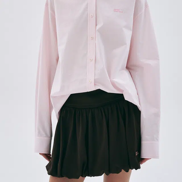 MARDI MERCREDI SS25 VOLUME MINI SKIRT_BROWN