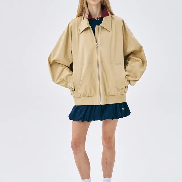 MARDI MERCREDI SS25 VOLUME MINI SKIRT_NAVY