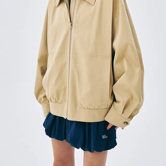 MARDI MERCREDI SS25 VOLUME MINI SKIRT_NAVY
