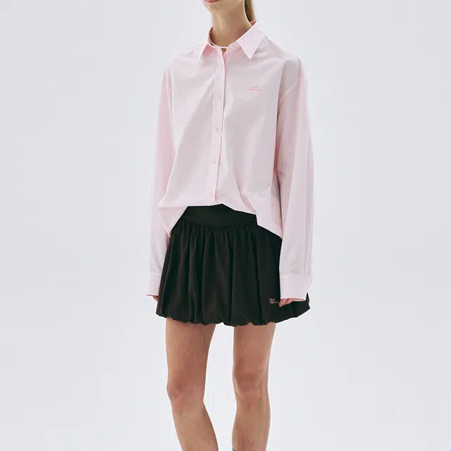 MARDI MERCREDI SS25 VOLUME MINI SKIRT_BROWN