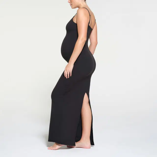 SKIMS SS25 FITS EVERYBODY MATERNITY LONG SLIP DRESS