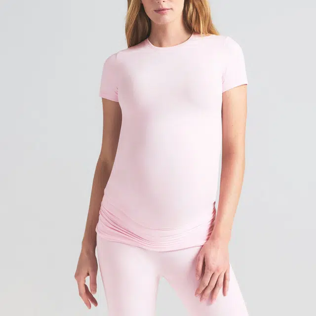 SKIMS SS25 COTTON JERSEY MATERNITY T-SHIRT T