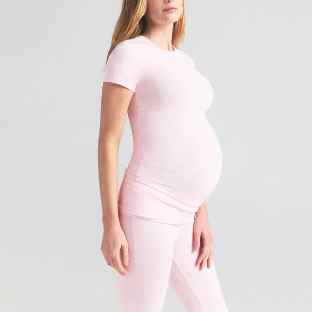 SKIMS SS25 COTTON JERSEY MATERNITY T-SHIRT T