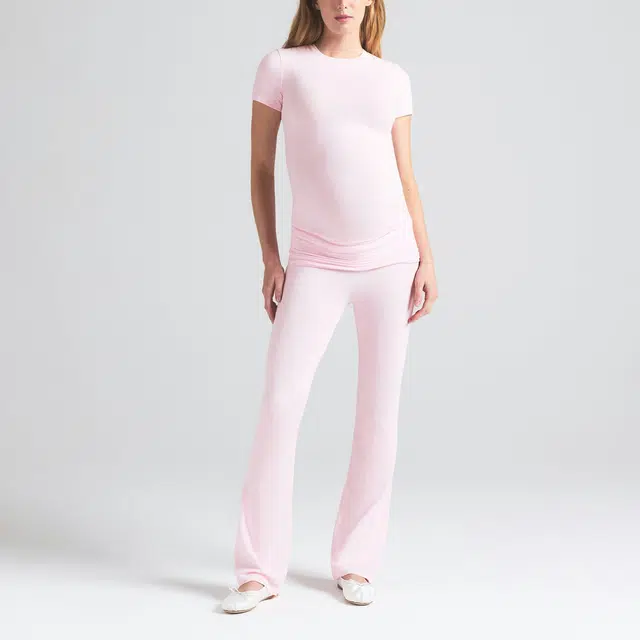 SKIMS SS25 COTTON JERSEY MATERNITY T-SHIRT T