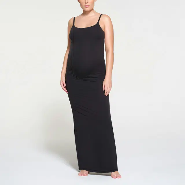 SKIMS SS25 FITS EVERYBODY MATERNITY LONG SLIP DRESS