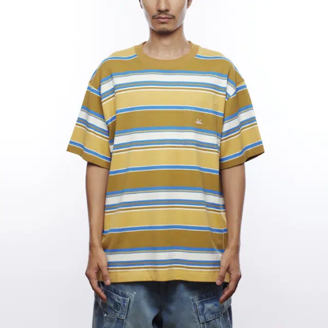 Liberaiders MULTI STRIPE POCKET TEE T