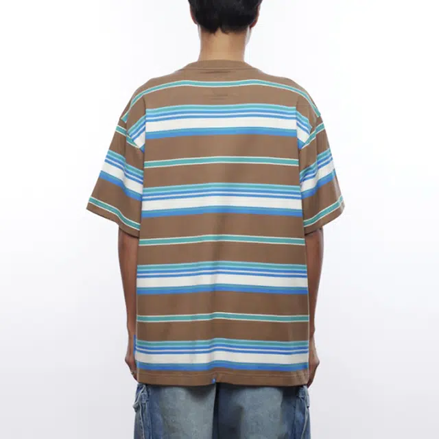 Liberaiders MULTI STRIPE POCKET TEE T