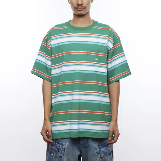 Liberaiders MULTI STRIPE POCKET TEE T
