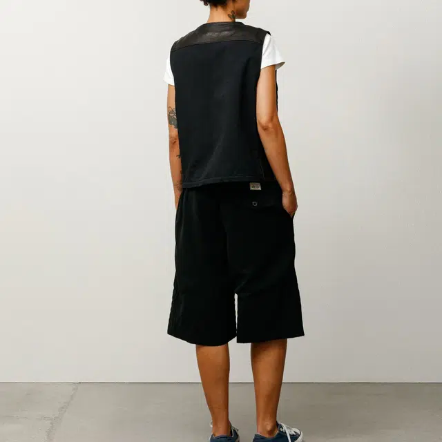 Stussy OUR LEGACY SS25 SHOP TALL LAGUNA SHORT logo