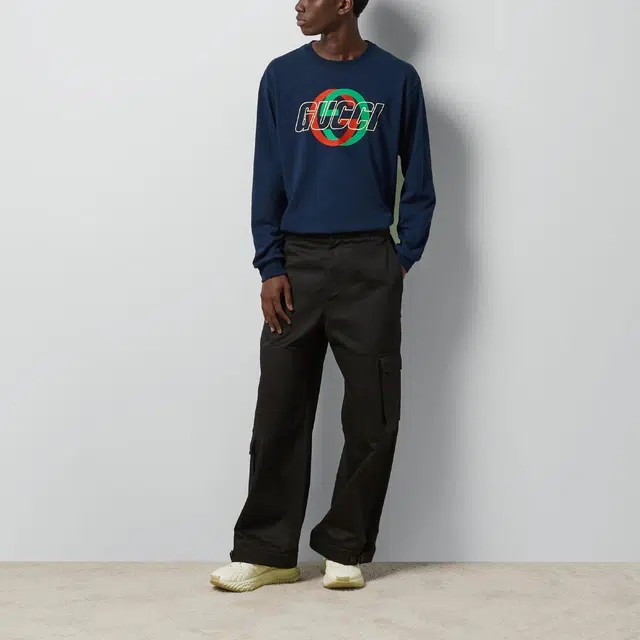 GUCCI Knitted Cotton T-shirt T