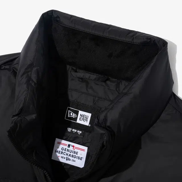 New Era x MLB FW25 Classic Logo Down Jacket Black