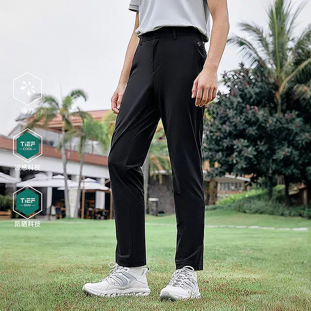 探路者 运动简约纯色直筒休闲裤 男款