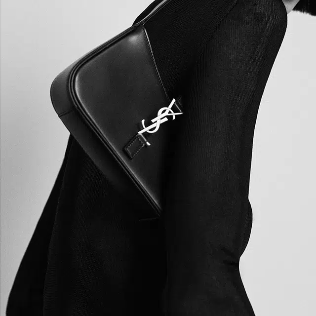 SAINT LAURENT YSL LE5A7 Logo Hobo