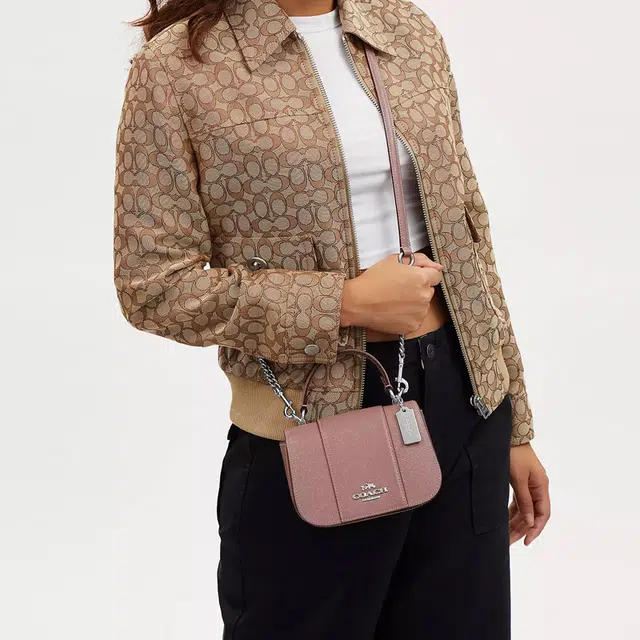 COACH Top Handle Lysa 18 Logo
