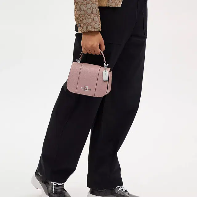COACH Top Handle Lysa 18 Logo