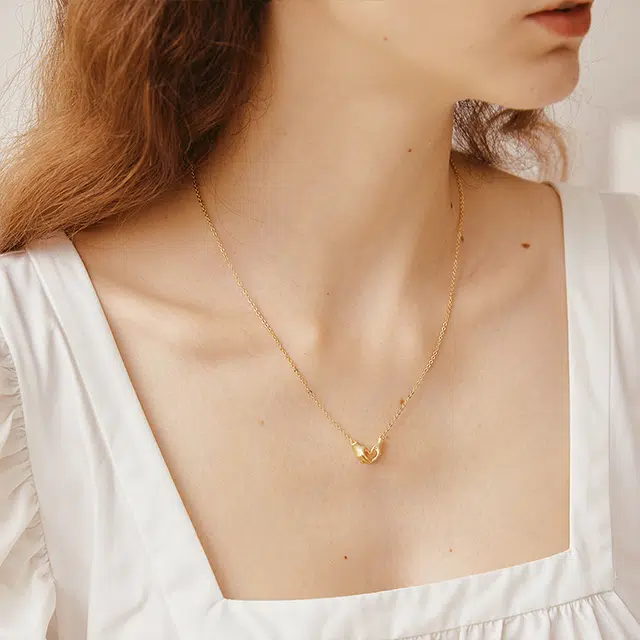 leclic HAND-Heart14K