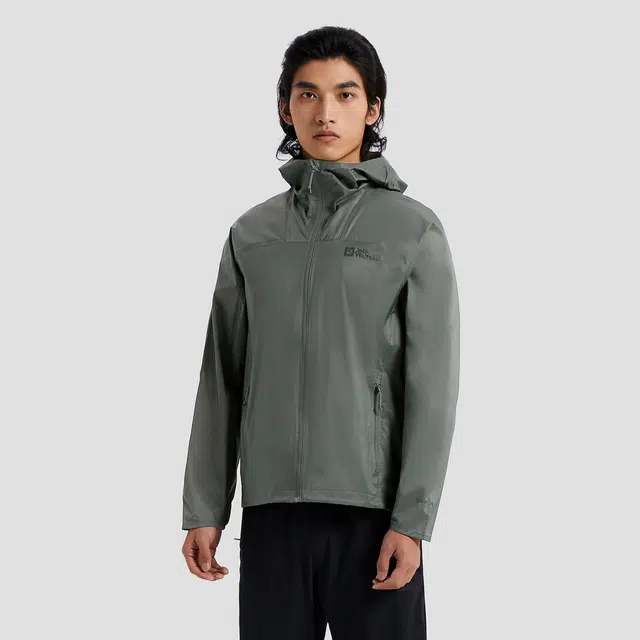 Jack Wolfskin Lightweight Hiking Series Black Softshell Jacket