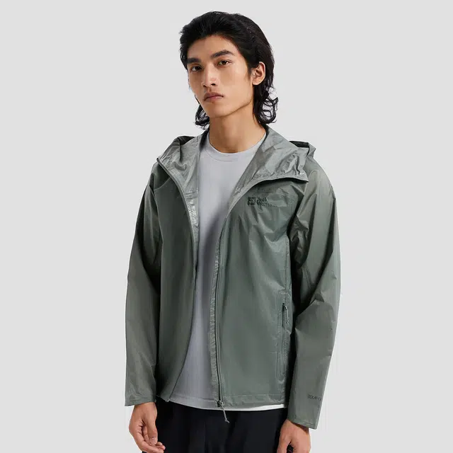 Jack Wolfskin Lightweight Hiking Series Black Softshell Jacket