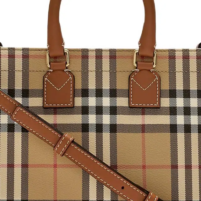 Burberry Freya Tote Bag Mini Beige