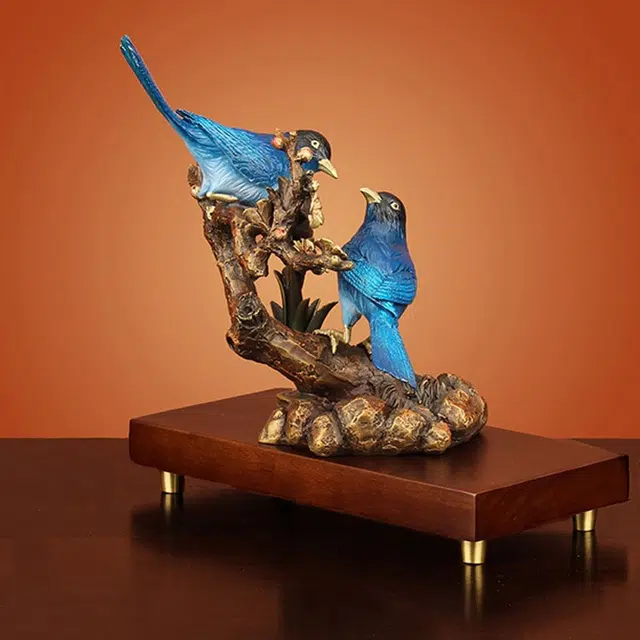 钵提 全铜喜上眉梢 工艺雕像 蓝色款 潮流衍生品