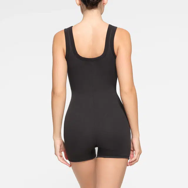 SKIMS COTTON RIB ONESIE SOOT
