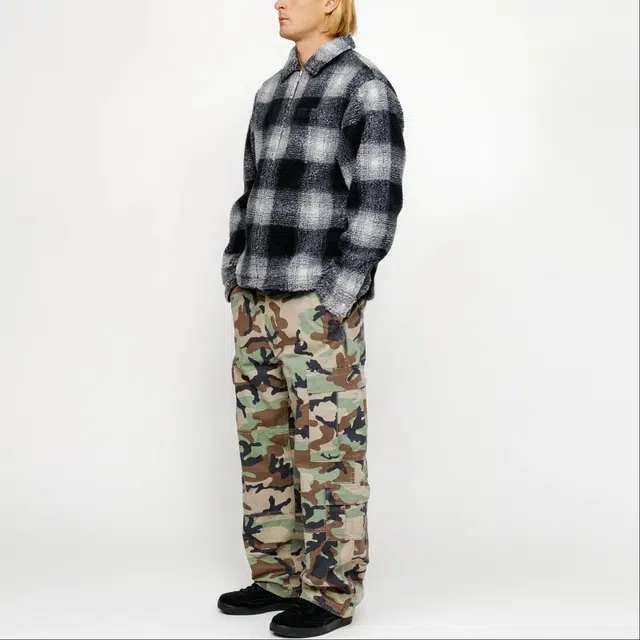 Stussy ZIP SHERPA SHADOW PLAID