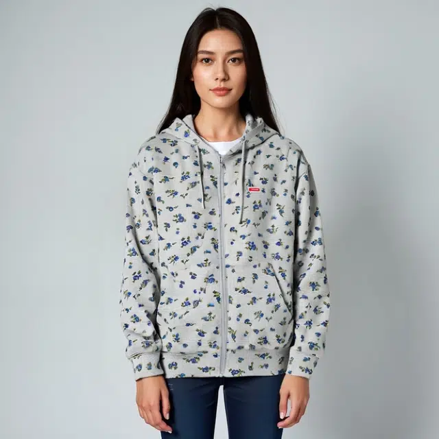 Supreme FW23 WEEK1 SMALL BOX ZIP UP HOODED SWEATSHIRT Logo