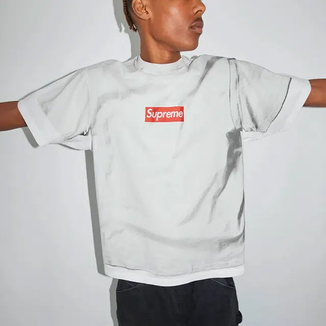 Supreme x MM6 Maison Margiela SS24 WEEK7 BOX LOGO TEE T