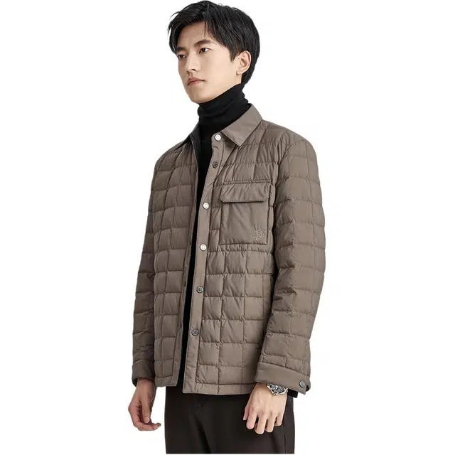 迪柯尼 舒适休闲长袖羽绒服 男款